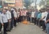 राजनांदगांव: भाजपा युवा मोर्चा ने किया कांग्रेस के राष्ट्रीय अध्यक्ष मल्लिकाअर्जुन खड़गे का पुतला दहन…