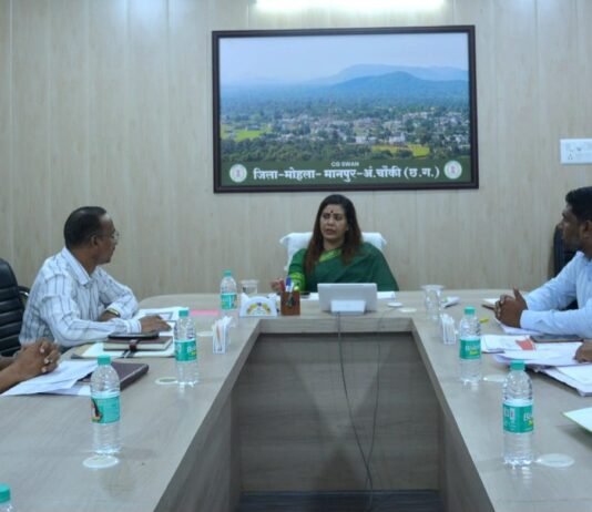 धान खरीदी की तैयारियों को लेकर कलेक्टर तनुजा सलाम ने ली समीक्षा बैठक…