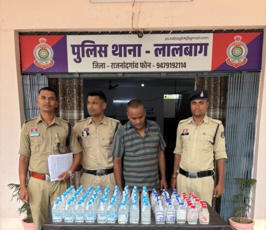 राजनांदगांव: जूता-चप्पल की दुकान से 145 पौवा अवैध शराब जब्त, आरोपी गिरफ्तार…
