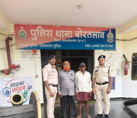 राजनांदगांव : तंत्र-मंत्र से रकम दोगुनी करने का झांसा देकर ठगी, छेड़छाड़ के आरोप में दो गिरफ्तार…