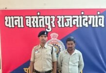 राजनांदगांव: मोहारा बायपास में अवैध शराब बिक्री करते आरोपी गिरफ्तार…