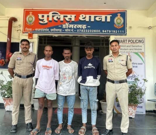 राजनांदगाव : डोंगरगढ़ में श्रद्धालुओं को परेशान करने वाले तीन युवकों पर प्रतिबंधात्मक कार्रवाई…