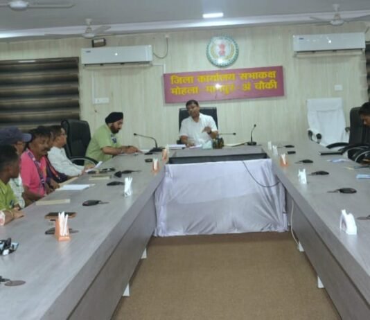जिला स्तरीय युवा उत्सव की तैयारियों को लेकर समीक्षा बैठक आयोजित…